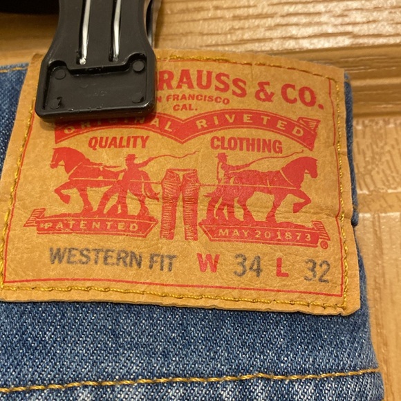 Levi Strauss &Co Western Fit 34waist 32Inseam Rivets - Picture 3 of 4